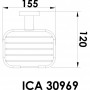 Стенна решетъчна сапунерка АРИЕЛ ICA 30969