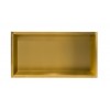 Златен вграден рафт Wall Box One Gold 60x30 см от неръждаема стомана