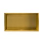 Златен вграден рафт Wall Box One Gold 60x30 см от неръждаема стомана