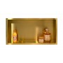 Златен вграден рафт Wall Box One Gold 60x30 см от неръждаема стомана