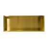 Вграден рафт Wall Box One Gold 90x30 см от неръждаема стомана, злато