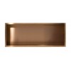 Вграден рафт Wall Box One Copper 90x30 см от неръждаема стомана, Мед