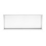 Бял вграден рафт Wall Box One White 90x30 см от неръждаема стомана