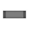 Вграден рафт Wall Box One Gun Metal 90x30x7 см от неръждаема стомана