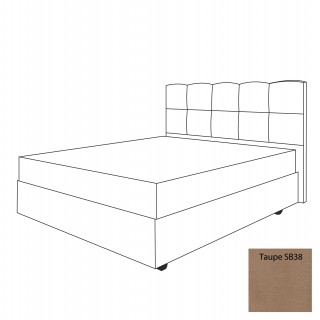 Спалня с матрак Inci Taupe Sb38
