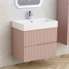 PVC шкаф за баня ELORIA 7056 в розово