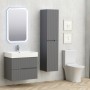 PVC Колона за баня ELORIA 3535 сива