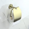 LUSSO BRUSH GOLD поставка за тоалетна хартия с капак 3651BG