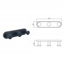LUSSO BLACK MATT ТРОЙНА ЗАКАЧАЛКА 3653-3BM