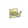 MODENA BRUSH GOLD двойна стенна закачалка 3850-2BG
