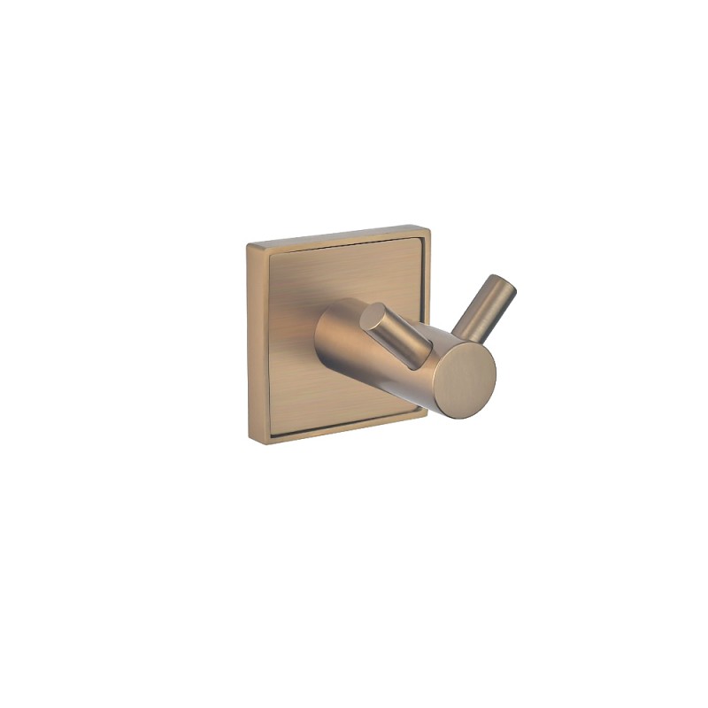 Двойна стенна закачалка MODENA BRUSH Rose Gold 3850-2BRG