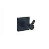 MODENA BLACK MATT Двойна стенна закачалка 3850-2BM