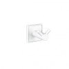 Стенна двойна закачалка MODENA WHITE MATT 3850-2WM