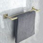 MODENA BRUSH GOLD двоен хавлиен държач 3848BG