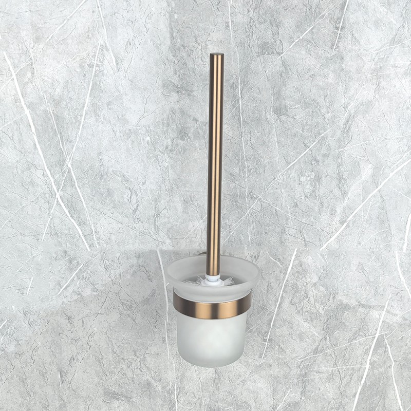 LUSSO BRUSH ROSE GOLD Четка за тоалетна 3694BRG