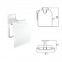 MODENA WHITE MATT поставка за тоалетна хартия с капак 3851WM