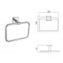 Пешкирник MODENA CHROME 3860C
