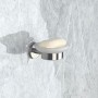 LUSSO BRUSH стенна сапунерка за баня 3659BS