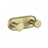 LUSSO BRUSH GOLD Двойна закачалка 3653-2BG