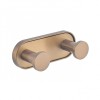 LUSSO BRUSH ROSE GOLD двойна закачалка 3653-2BRG