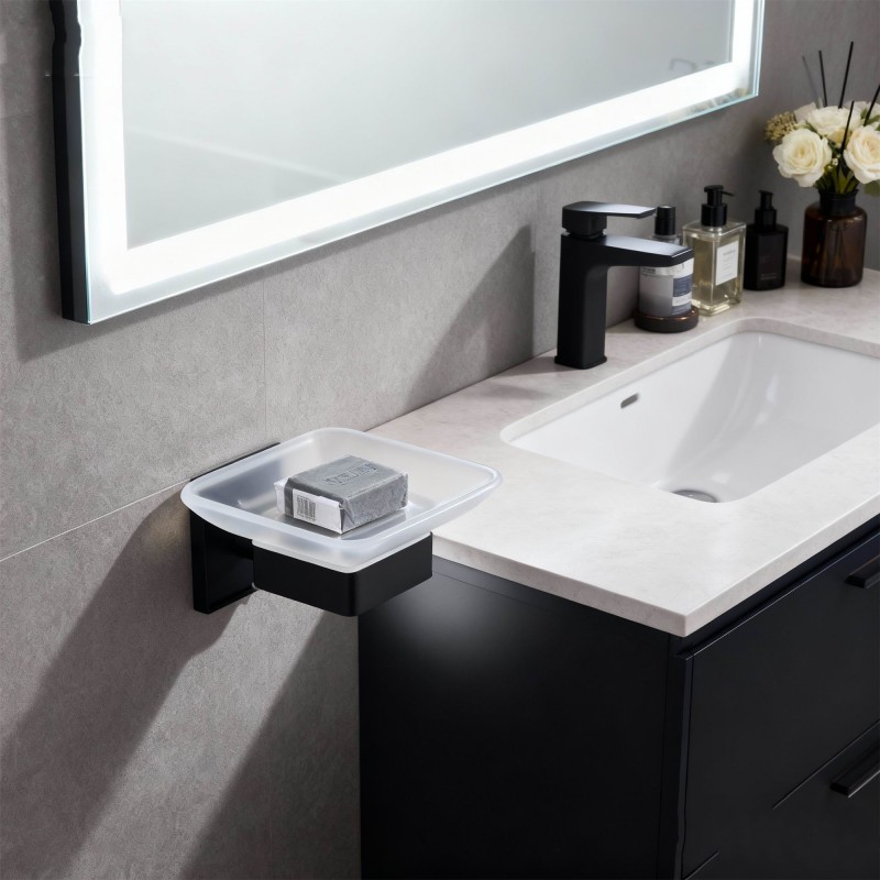 Сапунерка Modena Black Matt 3859BM