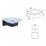 Сапунерка Modena Black Matt 3859BM