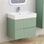 PVC шкаф за баня ELORIA 7056LG зелен