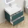 PVC шкаф за баня ELORIA 7056DG тъмно зелен