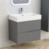 PVC шкаф ELORIA 7056 Сив
