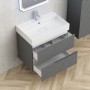 PVC шкаф ELORIA 7056 Сив