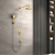 ARIA BRUSH GOLD вграден смесител за душ 07819053BG