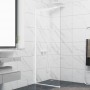 Стационарен параван за душ CRISTINA WHITE MAT 125TR-90WM, 90×200 см