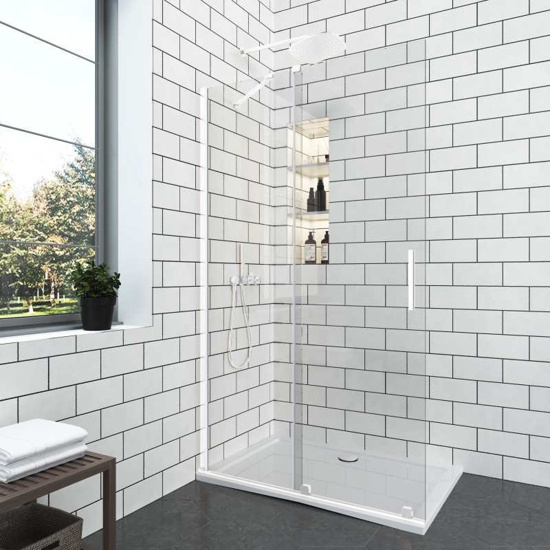 Параван Walk-In ELGIO WHITE