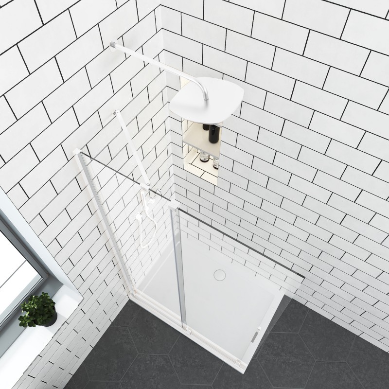 Параван Walk-In ELGIO WHITE