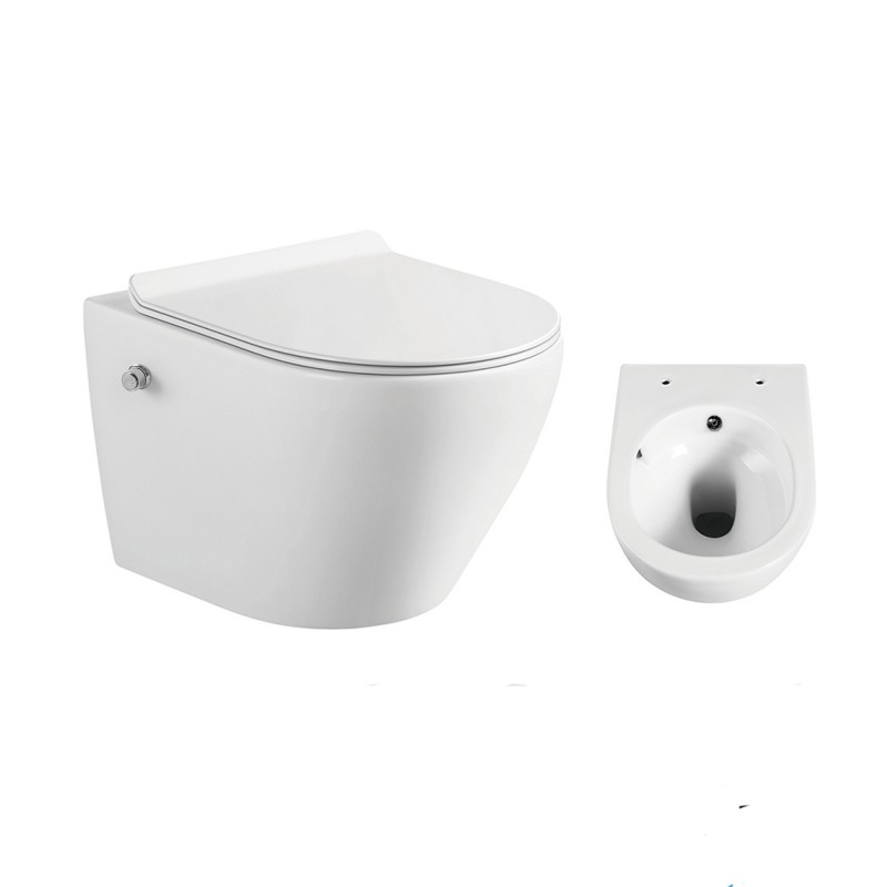 Стенна тоалетна чиния 4937W Bidet