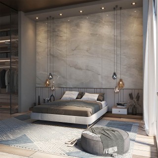 Декоративен панел с оникс ефект White Paradise