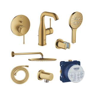 Промо комплект за баня GROHE BRUSHED COOL SUNRISE 24 167 GN1