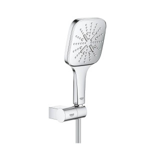 RAINSHOWER SMARTACTIVE 130 CUBE ДУШ ГАРНИТУРА С ПОСТАВКА ЗА ДУШ С 3 СТРУИ
