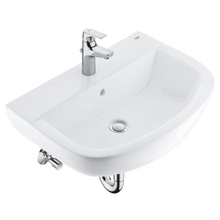 КОМПЛЕКТ СМЕСИТЕЛ BAUFLOW И УМИВАЛНИК 60 СМ 39644000
