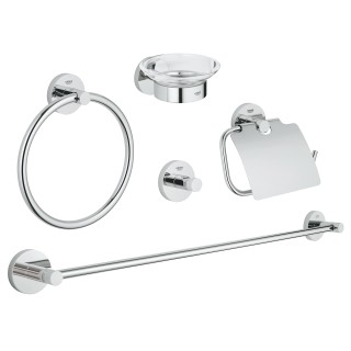 ESSENTIALS КОМПЛЕКТ АКСЕСОАРИ ЗА БАНЯ 5 В 1 - 40344001
