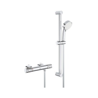 GROHTHERM 1000 PERFORMANCE ТЕРМОСТАТЕН СМЕСИТЕЛ ЗА ДУШ С ТРЪБНО ОКАЧВАНЕ