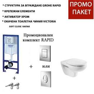 Промо пакет структура за вграждане GROHE VICTORIA