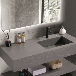 Умивалник от кварц PIETRA ICL 12049/120G RIGHT