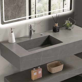 Умивалник от кварц PIETRA ICL 12049/120G LEFT