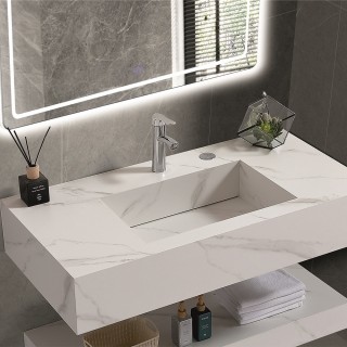 Умивалник от кварц PIETRA ICL 12049/80W