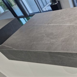 Поддушово корито 80х160 тъмно сив мат, ROUGH STONE ICST 16080RS-3