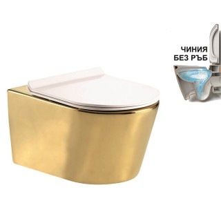 Стенна тоалетна чиния ICC 5233 GOLD