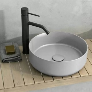 Кръгъл умивалник за монтаж върху плот INFINITY Grey