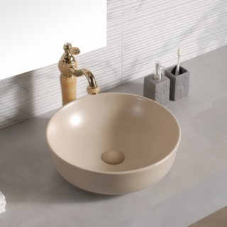 Порцеланов умивалник за монтаж върху плот ICB 875BEIGE
