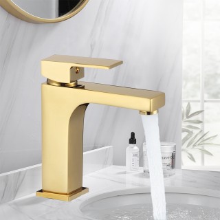 Месингов смесител за мивка ЯСМИНА ICF 1008866 GOLD